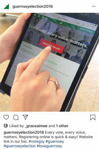 influencer marketing local politics Guernsey